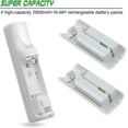 thumbnail image 2 of 4-pack Rechargeable Battery Packs for Wii and Wii U Remote Controller 2800mAh (FMY), 2 of 5