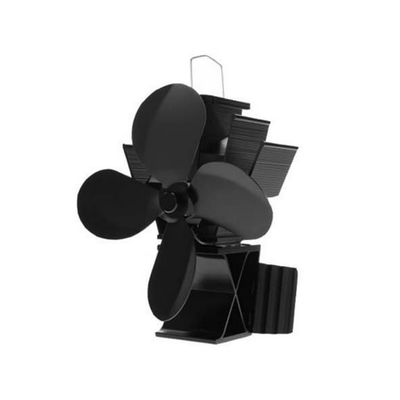 Heat Powered Fireplaces Fan With Automatic Temperature Control And Quiet 4 Blade Design For Efficient Heat Distribution