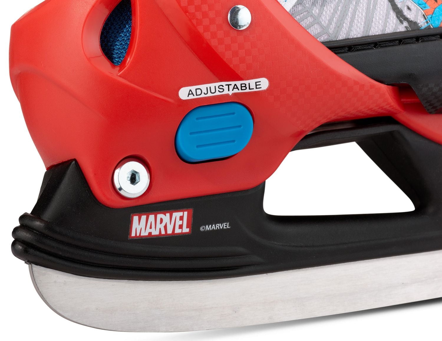 Patins transformables réglables Spiderman de Marvel, Extra-petit (Y8 – Y11), Rouge
