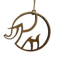 thumbnail image 7 of Riguas Christmas Wooden Ornaments Cute Elephant Design Smooth Surface Hollow Out Festive Tree Decoration Pendant DIY Gift for Holidays, 7 of 7