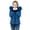 Dark Blue, variant on Girls Winter Coat Quilted Puffer Jacket Warm Parka with Removable Hood Insulated Outerwear 5-14 Years