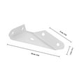 thumbnail image 2 of OULII Steel Triangle Mounting Bracket 12Pcs for Cabinet Installing and Repair 3.93X1.97X0.79in, 2 of 8