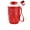 Red, variant on Smart LED Temperature Display Coffee Vacuum Flask, 316 Stainless Steel Insulated Water Bottle with Lid and Handle Strap, Double-Wall Coffee Mug, Portable Hot & Cold Water Flask Travel Coffee Mugs