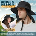 thumbnail image 5 of EINSKEY Fishing Hat Sun Protection Hat with Neck Flap for Men,Full Coverage Black, 5 of 9