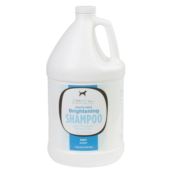 Groomer Essentials White Mint Brightening Shampoo - Gallon