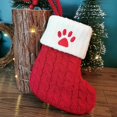 thumbnail image 1 of Kerst Decoratie 2023 Socks Red Snowflake Alphabet Letters Navidad Knitting Stocking Christmas Tree Pendant Decor Home Xmas Gift, 1 of 7