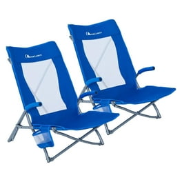 Coleman Aluminum Adult Deck Chair with Swivel Table, Gray