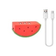 thumbnail image 1 of USB Hub Fruit Shaped 3-Port Multifunctional with Standard USB Cable, Data Transfer and Charging Capability, Protective Circuit for Laptop Desktop Computer Office Home Entertainment, 1 of 6