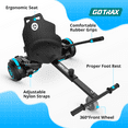 GOTRAX Hoverboard Kart Seat Attachment Accessory for 6.5" 8" 8.5" 10