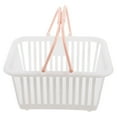thumbnail image 5 of Howooi Small Storage Basket Plastic Basket with Handles Compact Desktop Sundries Basket, 5 of 9