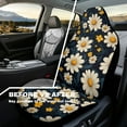 thumbnail image 4 of Yuyamidu Daisy Car Front Seat Covers Waterproof Universal Front Seat Cover Removable Automotive Accessories Easy Installation Suitable for Cars, SUV and Trucks, 4 of 7