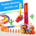 thumbnail image 1 of Dominos Train Set Automatic Dominos Blocks Drop Electric Train Bee Cow Train For Children Birthday Gifts, 1 of 7