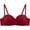 Wine Bra for Women, variant on AINIYS Cleavage Bra Soft Cup Bra Wireless Bralette Lift and Support Push-Up Bra Secure Fit Bra for Women Breathable Everyday Bras Thin Fabric Bralettes Coffee 42
