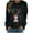 Black, variant on Sweatshirts for Women Gap Women Christmas Fashion Camouflage Printed Round Neck Shoulder Long Sleeved Sweatshirt Tops