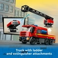 thumbnail image 6 of LEGO Fire Station with Fire Truck Block Building Sets, 843 Pieces, 6 of 9