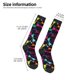 thumbnail image 2 of Fotbe Colorful Dragonflies Calcetas Divertidas Estampadas para Hombre y Mujer, Calcetas de Algodón hasta la Rodilla para Caminar, Correr, Enfermería y Embarazo, 2 of 6