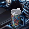 thumbnail image 6 of OBREWU Pioneer Flower Tumbler with Handle and Lid,Pioneer Flower 40oz Double Wall Vacuum Insulated Tumbler,Cups Gift for Women and Men, 6 of 7