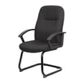 thumbnail image 5 of Kingfisher Lane 41''x25.5''x26'' Fabric Guest Chair in Black, 5 of 9