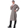 thumbnail image 3 of Disfraces de Halloween 2024 Disfraz de Sherlock Holmes para hombre adulto, talla M-XL, 3 of 5