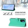 thumbnail image 5 of Wallet Case Compatible for Samsung Galaxy A13 5G, PU Leather Magnetic Closure Protective Flip Folio Case with 3 Card Holder and Wrist Strap Cover Women Men,Green,For Galaxy A13 5G, 5 of 7