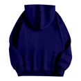 thumbnail image 5 of Womens Halloween Hoodies Unisex Cute Little Ghost Print Sweatshirt Long Sleeve Pullover Tops Fall Winter Warm Apparel Dark Blue S, 5 of 5