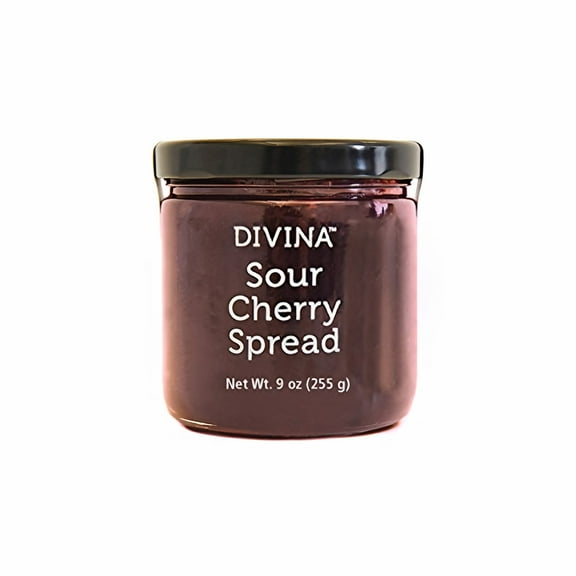 Divina Specialty Spread, Sour Cherry, 9 Oz. (Pack of 10)