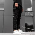 thumbnail image 3 of BJUTIR Men Casual Pants Mens Casual Fitness Patchwork Bodybuilding Pocket Skin Full Length Sports Pants, 3 of 6