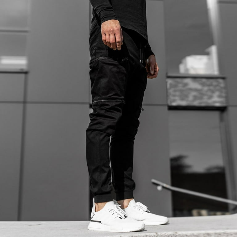 Casual Sports Pants M - Black