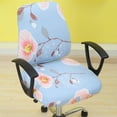 thumbnail image 4 of ZheElen 2pcs Polyester Wide Application Seat Chair Cover Stylish And Anti-slide Feature Dustproof Seat Cover Jazzes style 1Set, 4 of 6