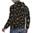 thumbnail image 3 of Hoodies for Men - Gold Dog Paw Long Sleeve Comfrt Men'S Fashion Hoodies & Sweatshirts, Sweatshirts for Men Hoodies Pullover Clothing Clothes with Pouch, 3 of 7