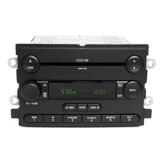 Restored 2006-07 Ford Five Hundred Mercury Montego AM FM 6 CD Player Radio 6G1T-18C815-BC (Refurbished)