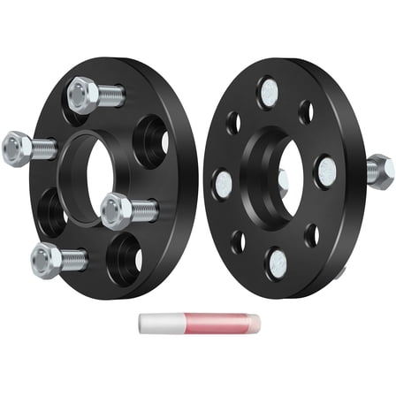 ECCPP 2pcs 4 lug hubcentric Wheel Spacers 4x100 12x1.5 56.1mm 15mm black Compatible with 1979-1989 for Honda Accord 2006-2019 for Honda Fit