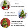 thumbnail image 3 of Filz Weihnachtsbaum, Weihnachten DIY Deko, 3.2ft Weihnachtsbaum Mit 32 Pcs Ornamente Wand Dekor Mit 50LED Lichterkette Für Kinder Home Tür Wand Dekoration Zhivalor OTTO-ZYS-0361, 3 of 7