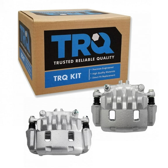 TRQ Front Brake Caliper Set Compatible with 2005-2006 Saab 9-2X 2002-2014 Subaru Impreza 2003-2005 Legacy