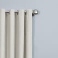 thumbnail image 3 of Mainstays Faux Suede 63" Drapery Grommet Window Curtains Panel, Grey, 3 of 6