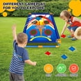 thumbnail image 4 of Juego de lanzamiento de pufs ABERLLS con temática de cohetes con 8 pufs, 4 of 7