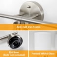 thumbnail image 4 of GCGAFUL 8-Light Chrome Dimmable Bathroom Vanity Light Fixture with Frosted Glass Shade, 4 of 9