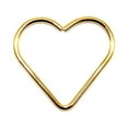 thumbnail image 3 of 50-200mm Love Heart Shaped Dream Catcher Frame Circle Ring Metal Macrame Hoop, 3 of 6