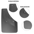 thumbnail image 3 of Unique Bargains Front Rear Mud Flaps Splash Guards Replacement Fit for Suzuki Jimny TPE PP Black 1 Set, 3 of 8