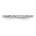 thumbnail image 4 of 14K White Gold Ring Band Wedding Diamond Round , Size 5, 4 of 7