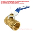 thumbnail image 6 of Uxcell Iron Chrome Plated Replacement Quarter Turn Lever Handle M10 for Ball Valve, 6 of 6
