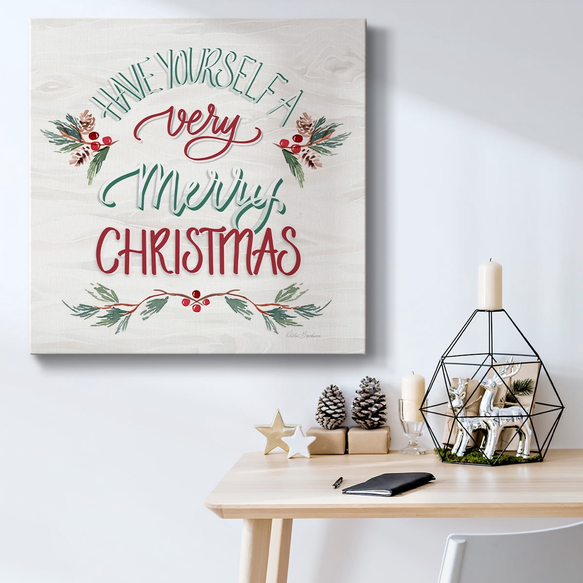 Very Merry- Gallery Wrapped Canvas