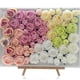 thumbnail image 2 of Material de tela para sartén con cabeza de rosa, pared de flores de seda que contiene espuma, fruta, flor de boda, 2 of 4