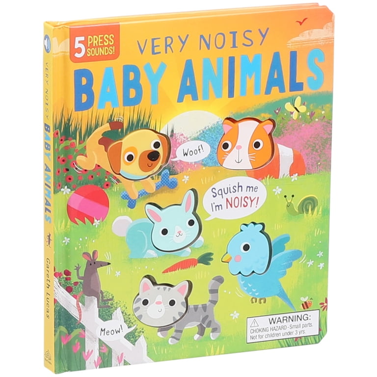 Squishy Sounds: Very Noisy Baby Animals (Board Book) - Walmart.com