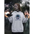 thumbnail image 2 of Meow-O-Ween Hoodie Women -Image by Shutterstock, Female x-Large, 2 of 4