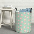 thumbnail image 5 of Minimalist Cute Pig Love Laundry Basket, Laundry Hamper Waterproof Laundry Bag Clothes Hamper Laundry Bin with Handles for Bedroom, Living Room, Kids Room-#, 5 of 5