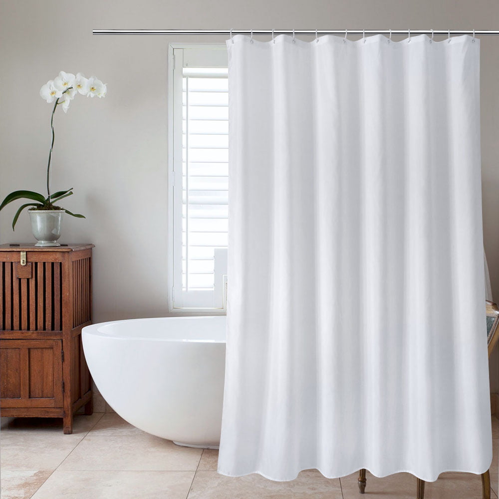 Sweden Old Harbour Town Bathroom Shower Curtain Waterproof Fabric & 12 Hooks 71" 