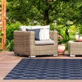 thumbnail image 4 of 7'6 ft. x 9'6 ft. Blue Indoor Outdoor Rug, 4 of 4