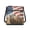 Beaver US Flag Pattern, variant on Fish Scale Pattern Crossbody Purse PU Leather Crossbody Purse, Waterproof Lightweight Satchel Bag Fashion for Work Everyday