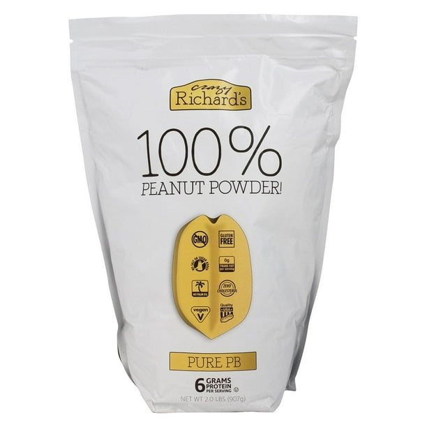 Crazy Richards Pure Peanut Butter Powder 2lb Bag
